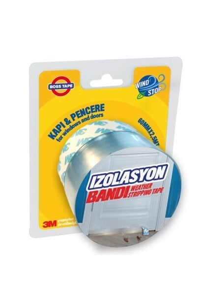Rüzgar Böcek Toz Engeller Kapı Pencere Izolasyon Bandı 53mmx2.5mt