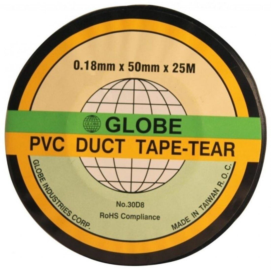 GLOBE PVC GAFFER BANT 50MMx25MT SİYAH