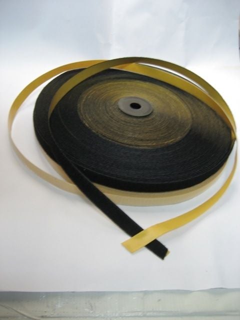 19MMx25MT (TAKIM) CIRT BANT YAPIŞKANLI Siyah